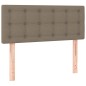Giroletto a Molle con Materasso Tortora 100x200 cm in Tessuto
