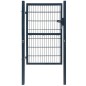Cancello da Giardino 2D (Singolo) Grigio Antracite 106 x 210 cm
