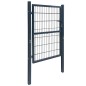 Cancello da Giardino 2D (Singolo) Grigio Antracite 106 x 210 cm