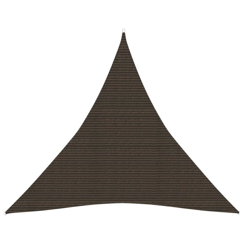 Vela Parasole 160 g/m² Marrone 3x3x3 m in HDPE Vela Parasole 160 g/m² Marrone 3x3x3 m in HDPE