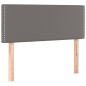Giroletto a Molle con Materasso Grgio 90x200 cm in Similpelle