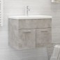 Mobile Sottolavabo Grigio Cemento 60x38,5x46 cm in Truciolato