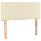 Giroletto a Molle con Materasso Crema 80x200 cm in Similpelle