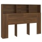 Testiera con Scomparti Rovere Marrone 140x19x103,5 cm Testiera con Scomparti Rovere Marrone 140x19x103,5 cm