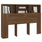 Testiera con Scomparti Rovere Marrone 140x19x103,5 cm Testiera con Scomparti Rovere Marrone 140x19x103,5 cm