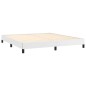 Giroletto a Molle con Materasso Bianco 180x200 cm in Similpelle