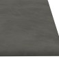 Pannelli Murali 12 pz Grigio Scuro 60x15 cm Velluto 1,08 m² Pannelli Murali 12 pz Grigio Scuro 60x15 cm Velluto 1,08 m²