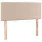 vidaXL Giroletto a Molle con Materasso Cappuccino 100x200cm Similpelle