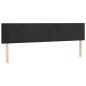 vidaXL Giroletto a Molle con Materasso Nero 180x200 cm in Velluto