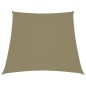 Parasole a Vela in Tela Oxford a Trapezio 4/5x4 m Beige Parasole a Vela in Tela Oxford a Trapezio 4/5x4 m Beige