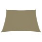 Parasole a Vela in Tela Oxford a Trapezio 4/5x4 m Beige Parasole a Vela in Tela Oxford a Trapezio 4/5x4 m Beige