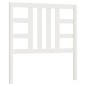 Testiera per Letto Bianca 106x4x100 cm Legno Massello di Pino Testiera per Letto Bianca 106x4x100 cm Legno Massello di Pino