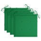 Sedie da Giardino Pieghevoli 4pz con Cuscini in Massello Acacia Sedie da Giardino Pieghevoli 4pz con Cuscini in Massello Acacia