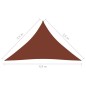 Parasole a Vela Oxford Triangolare 3,5x3,5x4,9 m Terracotta Parasole a Vela Oxford Triangolare 3,5x3,5x4,9 m Terracotta
