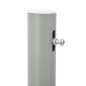 Tenda Laterale Retrattile per Patio 140x500 cm Nera