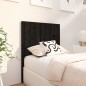 Testiera per Letto Nera 80,5x4x100 cm in Legno Massello di Pino Testiera per Letto Nera 80,5x4x100 cm in Legno Massello di Pino
