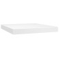 vidaXL Giroletto a Molle con Materasso Bianco 180x200 cm in Similpelle