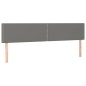 vidaXL Giroletto a Molle con Materasso Grigio Scuro 200x200 cm Tessuto