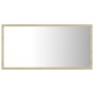 Specchio da Bagno LED Rovere Sonoma 80x8,5x37 cm in Acrilico
