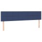 vidaXL Giroletto a Molle con Materasso Blu 180x200 cm in Tessuto