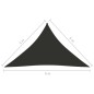 Parasole a Vela Oxford Triangolare 5x5x6 m Antracite Parasole a Vela Oxford Triangolare 5x5x6 m Antracite