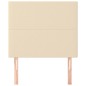 Testiera 2 pz Crema 100x5x78/88 cm in Tessuto Testiera 2 pz Crema 100x5x78/88 cm in Tessuto