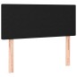 Giroletto a Molle con Materasso Nero 80x200 cm inTessuto