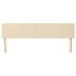 vidaXL Testiera 2 pz Crema 100x5x78/88 cm in Tessuto vidaXL Testiera 2 pz Crema 100x5x78/88 cm in Tessuto