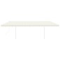 Tenda da Sole Retrattile Manuale con LED 6x3,5 m Crema Tenda da Sole Retrattile Manuale con LED 6x3,5 m Crema
