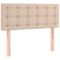Giroletto a Molle con Materasso Cappuccino 100x200cm Similpelle