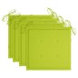 Sedie da Pranzo da Giardino con Cuscini 3 pz Massello di Acacia Sedie da Pranzo da Giardino con Cuscini 3 pz Massello di Acacia