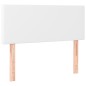 Giroletto a Molle con Materasso Bianco 90x190 cm in Similpelle