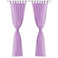 2 Pz Tende in Voile 140x225 cm Lilla 2 Pz Tende in Voile 140x225 cm Lilla