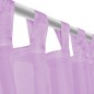2 Pz Tende in Voile 140x225 cm Lilla 2 Pz Tende in Voile 140x225 cm Lilla