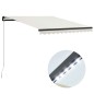 Tenda da Sole Retrattile Manuale con LED 300x250 cm Antracite Tenda da Sole Retrattile Manuale con LED 300x250 cm Antracite