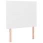 vidaXL Giroletto a Molle con Materasso Bianco 80x200 cm in Similpelle