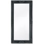 Specchio da Parete Stile Barocco 100x50 cm Nero Specchio da Parete Stile Barocco 100x50 cm Nero