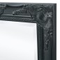 Specchio da Parete Stile Barocco 100x50 cm Nero Specchio da Parete Stile Barocco 100x50 cm Nero