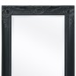 Specchio da Parete Stile Barocco 100x50 cm Nero Specchio da Parete Stile Barocco 100x50 cm Nero