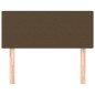 vidaXL Testiera Marrone Scuro 80x5x78/88 cm in Tessuto vidaXL Testiera Marrone Scuro 80x5x78/88 cm in Tessuto