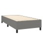 vidaXL Letto a Molle Materasso e LED Grigio Scuro 90x200 cm in Tessuto vidaXL Letto a Molle Materasso e LED Grigio Scuro 90x200 cm in Tessuto