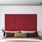 Pannelli Murali 12 pz Rosso Vino 60x30 cm in Velluto 2,16 m² Pannelli Murali 12 pz Rosso Vino 60x30 cm in Velluto 2,16 m²