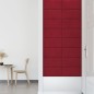 Pannelli Murali 12 pz Rosso Vino 60x30 cm in Velluto 2,16 m² Pannelli Murali 12 pz Rosso Vino 60x30 cm in Velluto 2,16 m²
