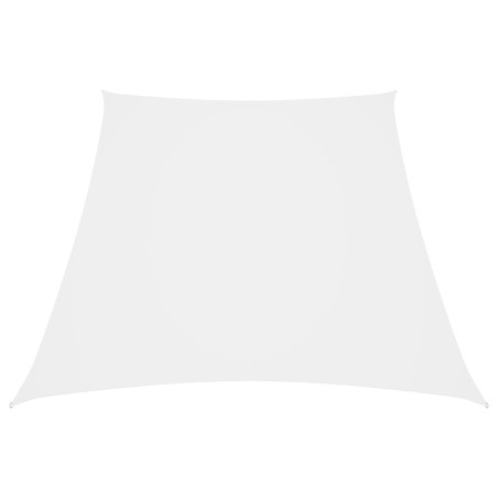 Parasole a Vela in Tela Oxford a Trapezio 4/5x4 m Bianco