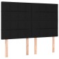 vidaXL Letto a Molle con Materasso e LED Nero 140x200 cm in Tessuto vidaXL Letto a Molle con Materasso e LED Nero 140x200 cm in Tessuto