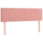 Testiere 2 pz Rosa 72x5x78/88 cm in Velluto Testiere 2 pz Rosa 72x5x78/88 cm in Velluto
