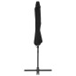 vidaXL Ombrellone a Sbalzo con Palo in Acciaio 300 cm Nero vidaXL Ombrellone a Sbalzo con Palo in Acciaio 300 cm Nero