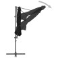 vidaXL Ombrellone a Sbalzo con Palo in Acciaio 300 cm Nero vidaXL Ombrellone a Sbalzo con Palo in Acciaio 300 cm Nero