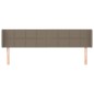 Testiera ad Orecchio Tortora 203x16x78/88 cm in Tessuto Testiera ad Orecchio Tortora 203x16x78/88 cm in Tessuto