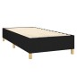 vidaXL Letto a Molle con Materasso e LED Nero 90x200 cm in Tessuto vidaXL Letto a Molle con Materasso e LED Nero 90x200 cm in Tessuto
